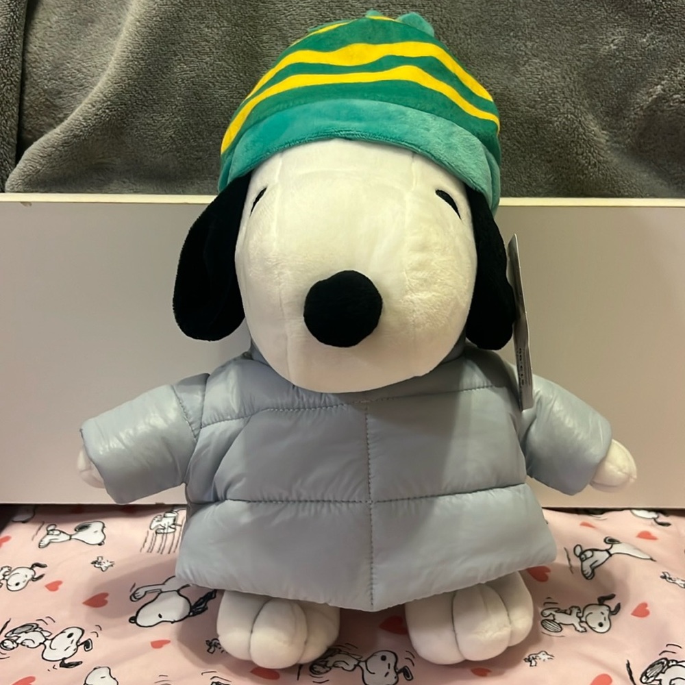 Snoopy Puffer Jacket Plush